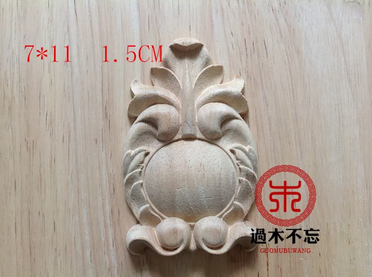 Don't forget the wooden Dongyang wood carving wood door FLOWER applique European side window flower bed