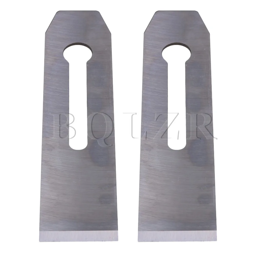 

2pcs 44mm Silver Woodworking Tool High-carbon Steel Hand Planer BQLZR