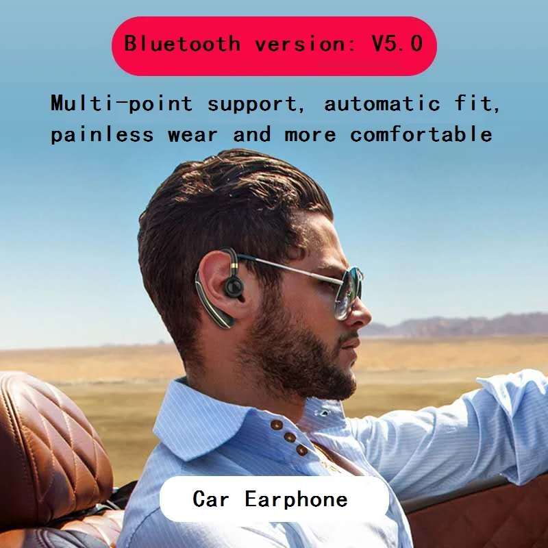 260 mAh Pin Dài Chờ Không Dây Bluetooth Tai Nghe Tai Nghe Earbud với Microphone HD Âm Nhạc Tai Nghe Tai Nghe cho IPhone Xiaomi