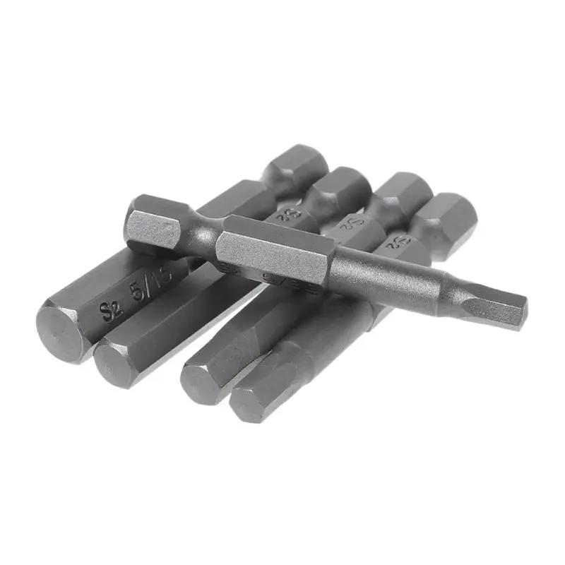 

10pcs Hexagon Screwdriver Bit Steel 1/4 Inch Shank Screw Set 50mm