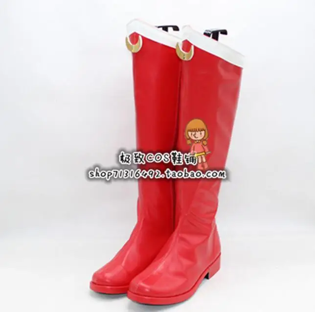 

Sailor Cosplay Boots Red Women Shoes Japanese Girls