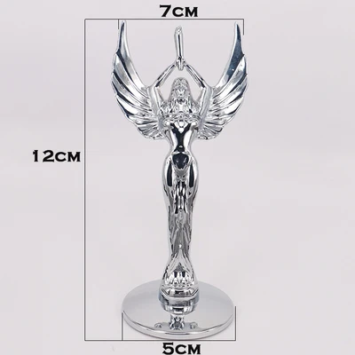 Goddess 3D Zinc Alloy Luxury Stand Personality car logo engine hood decoration