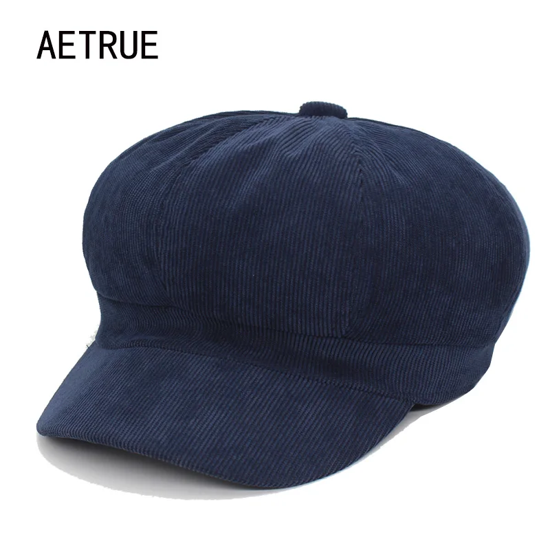 

Женские Восьмиугольные шляпы AETRUE, модные, вельветовые, весенние, на плоской подошве