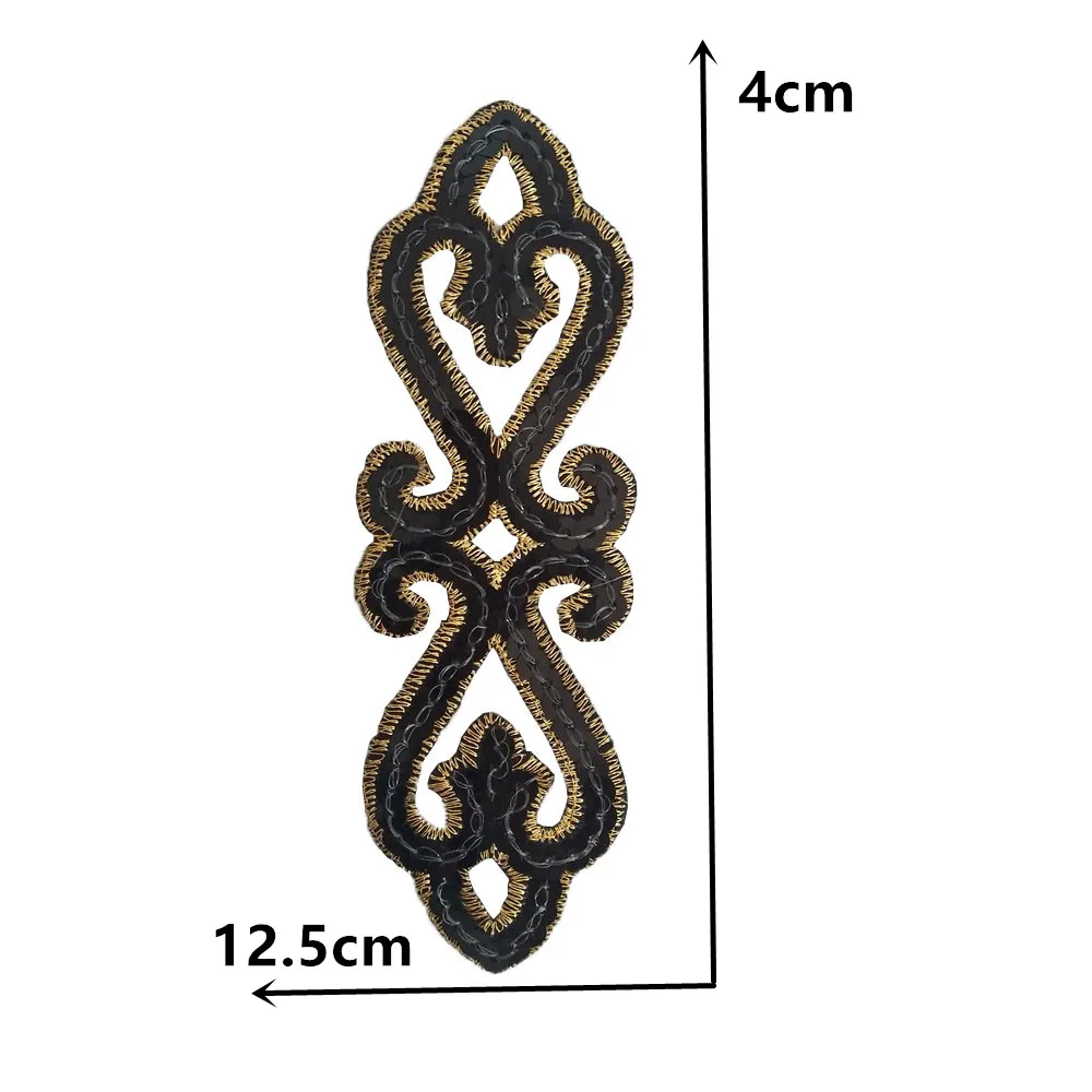 1pcs New Arrive Sequin Applique Embroidery Iron on patch Sticker Sewing Applique Badges For DIY Clothing Decoration Accessories