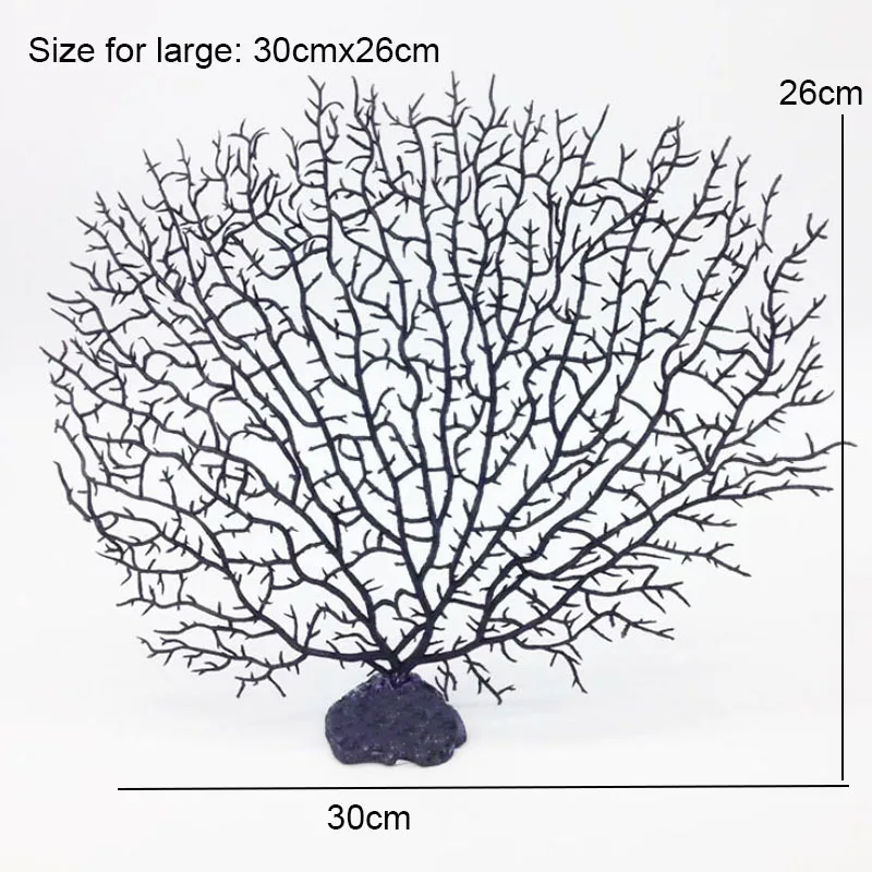 Tree Shape Resin Coral Aquarium Decoration Fishing Fish Tank Landscaping Decor Sea Iron Tree Plastic Coral Aquarium Decor Plants