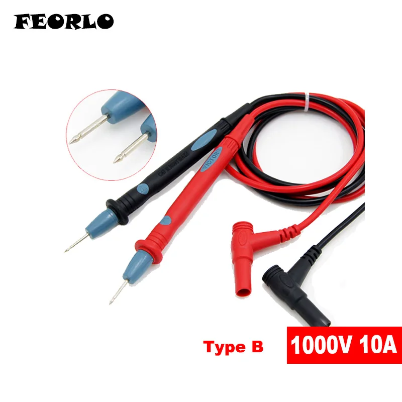 Feorlo 1000 v 20a ponto de agulha multi medidor teste ponta ponta ponta ponta para multímetro digital para testador tal fluke frete grátis
