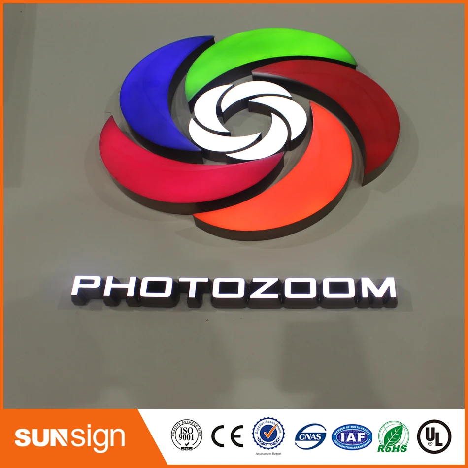 

High quality frontlit resin led letters and signs