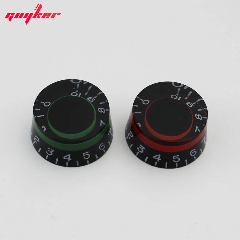 1 pcs Lots Speed Control Guitar Knobs Black Red/Green For LP Electric Guitar Bass Replacement Useful Guitarra Accessories