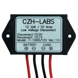 Low Voltage Disconnect Module LVD, 12V 10A, Protect/Prolong Battery Life.