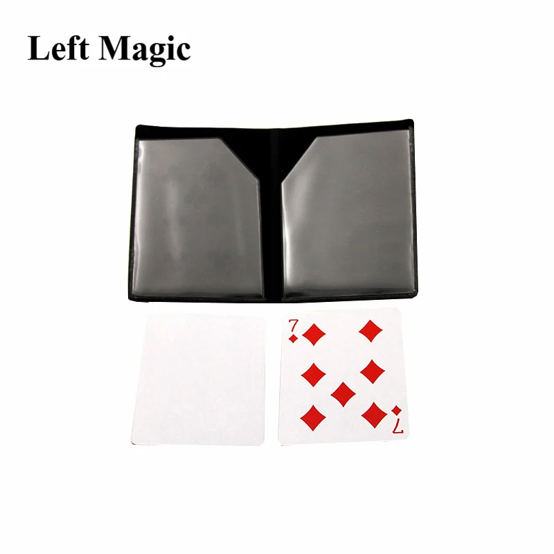 Optical Wallet Card Appearing Magic Tricks Wallet Melting With Magnet Card Street Stage Close Up Magic Illusion Mentalism