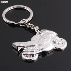 Fashion Classic 3D Simulation Model Motorcycle Motorbike Keychain Key Chain Ring Keyring Personality Jewelry Key Chain #17142