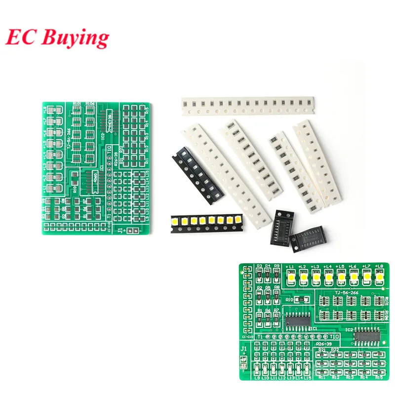 DIY Electronic Kit 15-way Lantern Controller Kit SMT SMD Component Welding Practice Board Parts DX-TP12 Soldering Learning