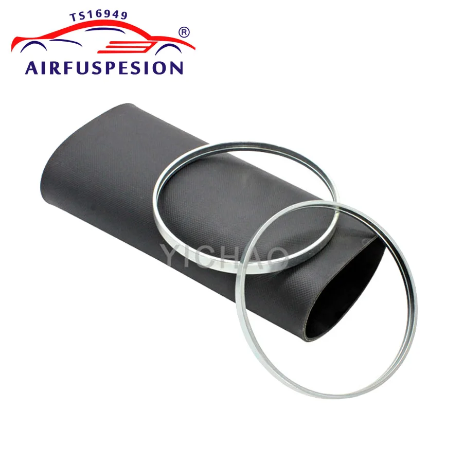 For Mercedes Benz W211 S211 E350 E500 Rear Air Suspension Spring Rubber Sleeve + Crimping Rings 2113200925 2113200725 2113200825