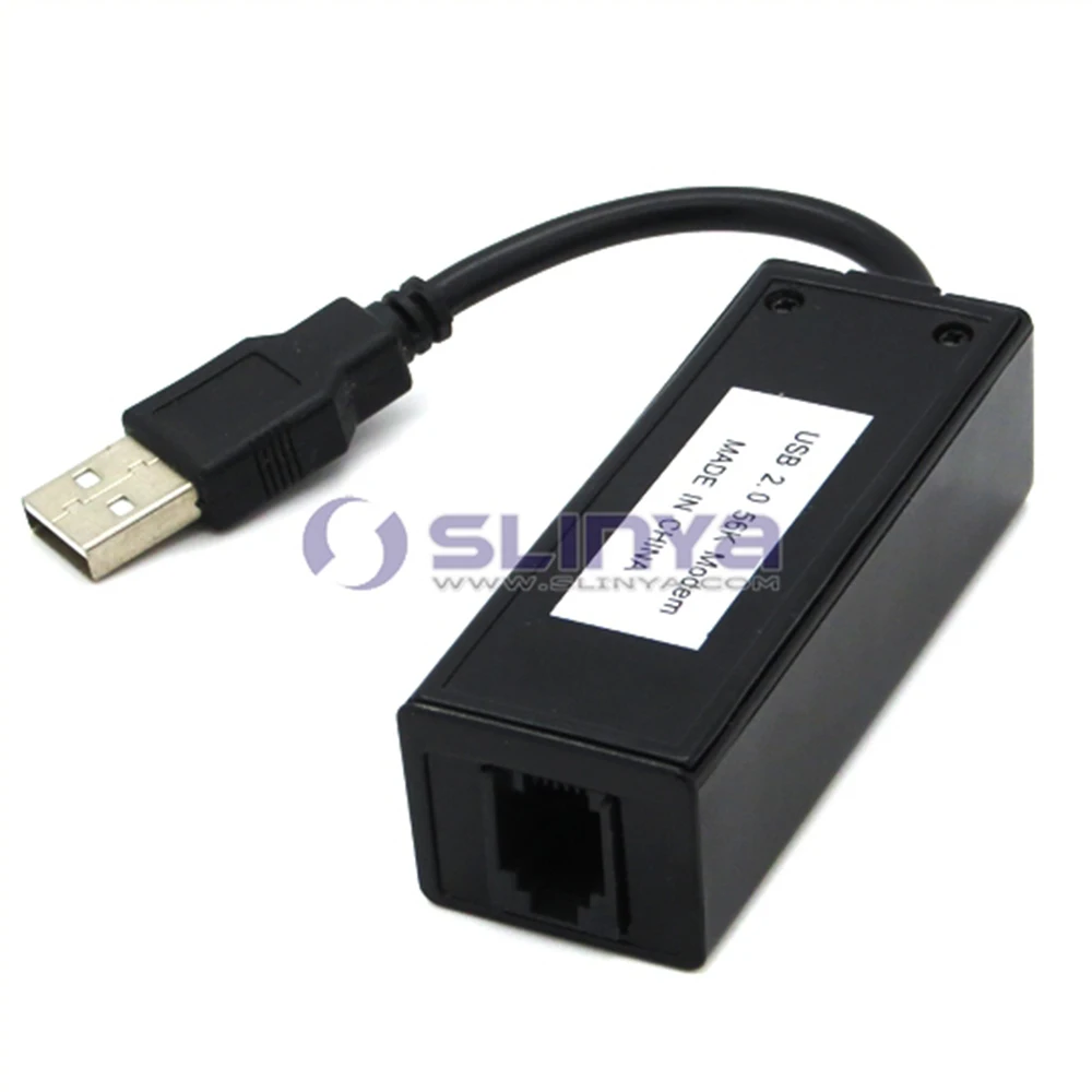 USB 56K V.90 V.92 External Dial Up Voice Fax Data Modem for Win XP Vista Win7/8/10 Linux