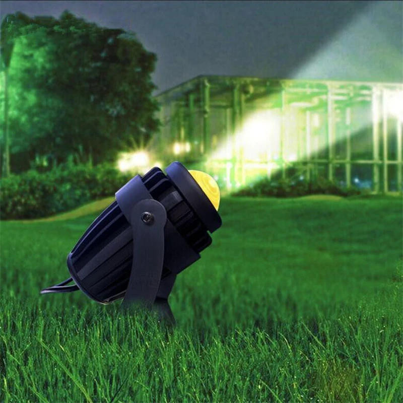 Outdoor LED Spotlight Waterproof IP65 Narrow Beam Angle Floodlight 3W 10W  Long Distance Wall Washer Lamp