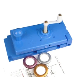 Manual Curtain Hole Eyelet Puncher Blue Punch Machine