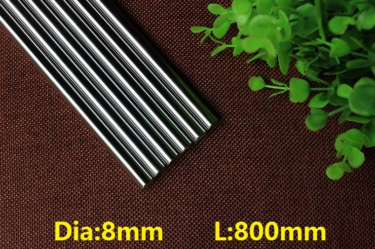 30pcs/lot 8mm linear shaft 800mm long 8x800mm hardened chromed plated linear shaft rod bar CNC router 3D printer parts