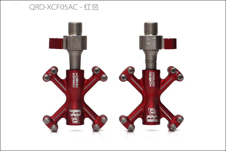 WELLGO QRD-XCF05AC/XCF05A pedal road bicycle Mountain bike pedal Aluminum alloy Anti-skid pedal chromium molybdenum steel axis