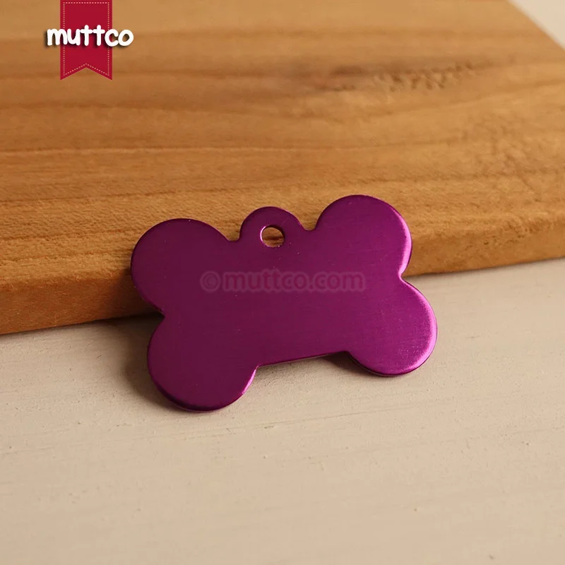10pcs/lot low price metal craved name id tag blank craved phone number bone sharp dog id tag 10 colors DIT-025