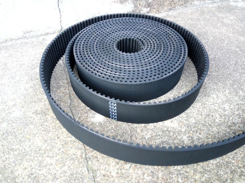 15meters HTD 5M timing belt width 9mm Arc tooth pitch 5mm Synchronous rubber open ended pulley CNC 3D Engraving Machine HTD5M