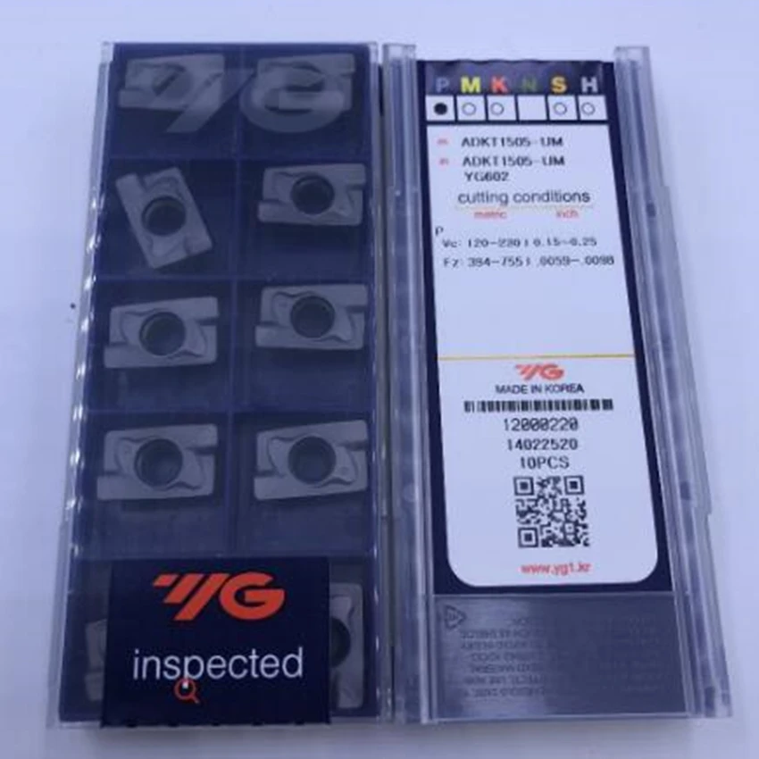 YG-1 ADKT1505-UM YG602 Carbide Insert ADKT Inserts