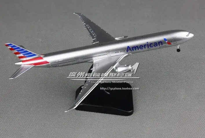 19cm Alloy Metal Air American UNITED 777-300 ER Airlines Airplane Model Airways Plane Model Aircraft Kids Gifts