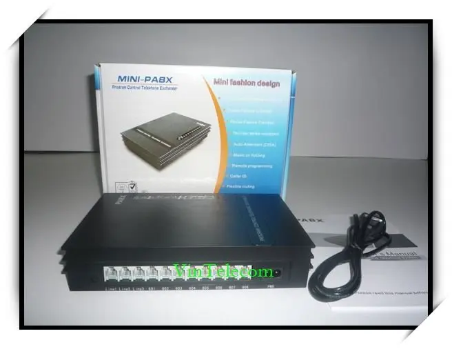 Pbx Factory Phone System Linha Fixa de Terra Mais Interno Ext para Pequeno Escritório Soho Family China Vinteecom-sv108