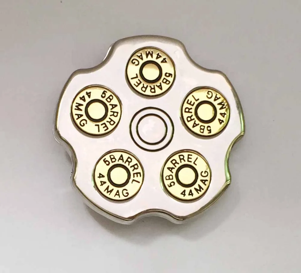 5BARREL 44MAG Bullet Spinner Belt Buckle