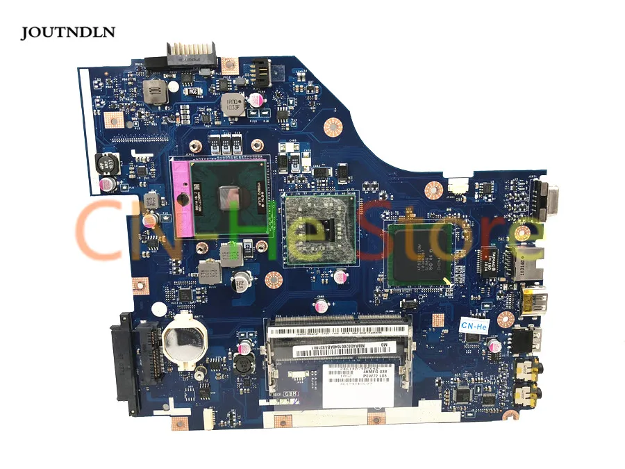 

FOR ACER 5336 Laptop motherboard MBR4G02001 PEW72 LA-6631P GL40 GMA 4500M DDR3 Free to send CPU