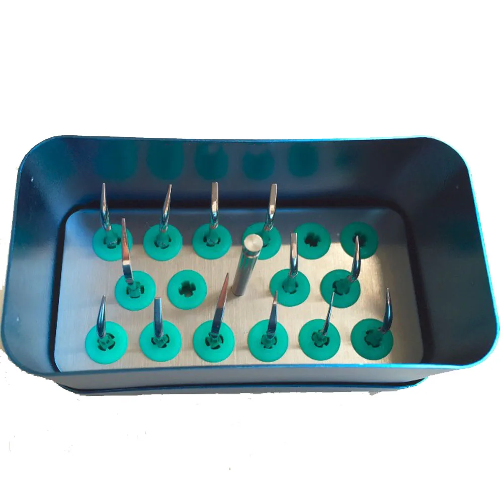 

Dental Sterilize 16 Holes Endo Box for Diamond burs Reamer and Gutta Percha points for Teeth whitening