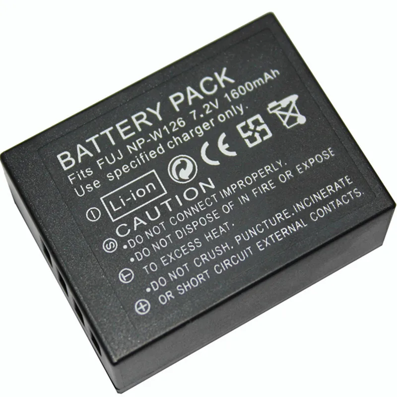 

10pcs/lot 1600mAh NP-W126 NPW126 W126 Camera Battery For FinePix HS30EXR HS33EXR X-Pro1 X-E1 X-E2 X-M1 X-A1 X-A2 X-T1 X-T10