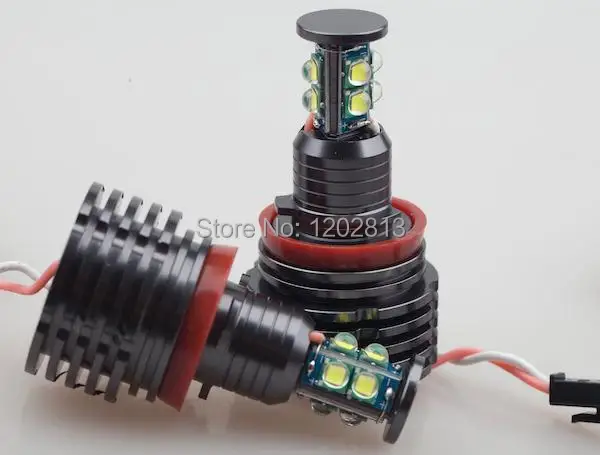 

Новинка! Ярче! 2x80 Вт 2200 люмен CREE T6 U2 чипы бриллиантовое кольцо с ангельским глазом, бриллиантовая головка DRL, фотолампа H8 для BMW E87/E92/E60/E63/E82/X5