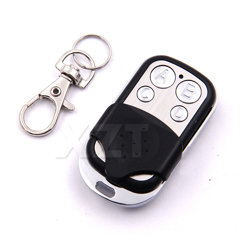 433mhz Universal Remote Control for Gate Garage Door Electric Cloning 4 Key Fob Garage Door Copy Learning Remote Control ABCD