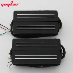 A Set Of High Power 6 String Guitar Pickup Humbucker Pickup Black