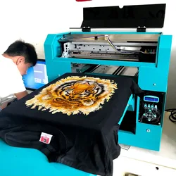 Mini size t shirt printer digital phone case printing machine