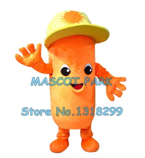 orange capsule pill mascot costume for adult factory wholesale custom advertising cartoon walking 2939