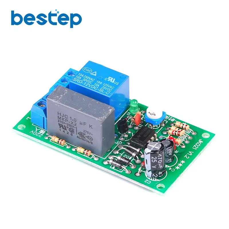 AC 220V Timer Relay Delay Switch Module Input/Output Delay Off Switch Module Adjustable Timing Turn Off Board