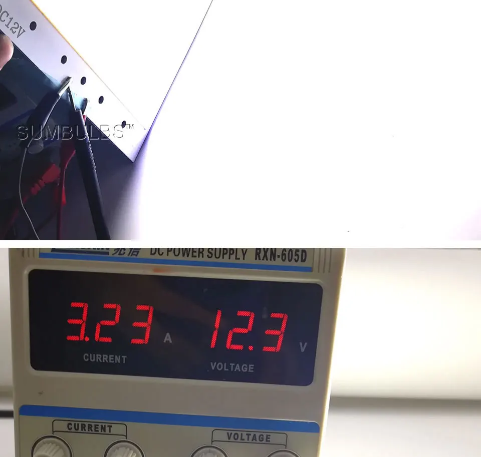 210*180mm DC 12V Rechteck Flip Chip COB LED Board Lichter 300W LED Lampe Birne Kühles Weiß 6500K Super Helle 12V Lichtquelle – Detail 9