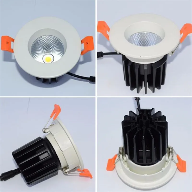 Hot sale 10W COB Led Downlight AC85-265V Embedded led Spotlights hotel villas wall Washing Commercial lighting 90x85mm