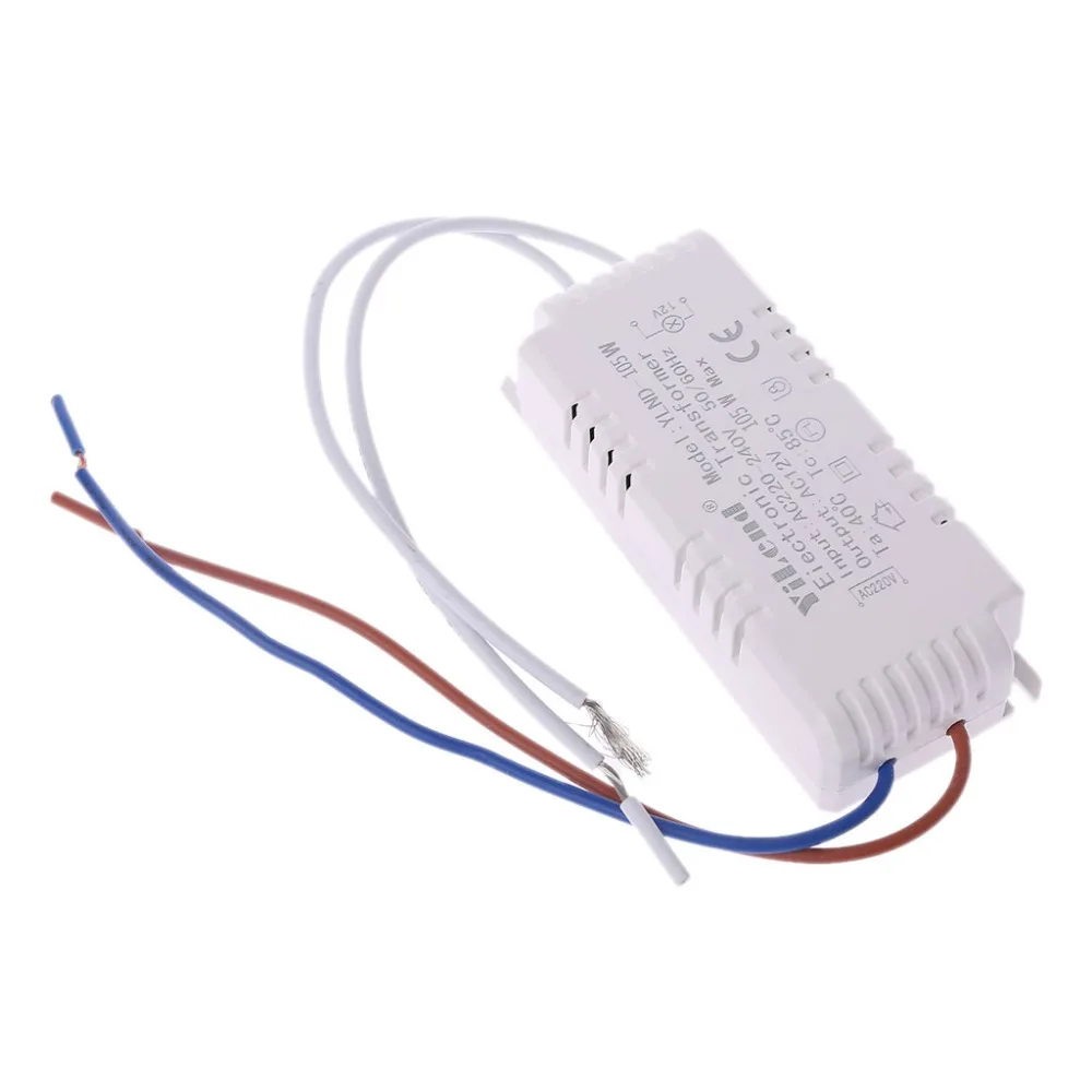 Halogen Light LED Driver Power Supply Electronic Transformer 105W 12V 220V-240V H02