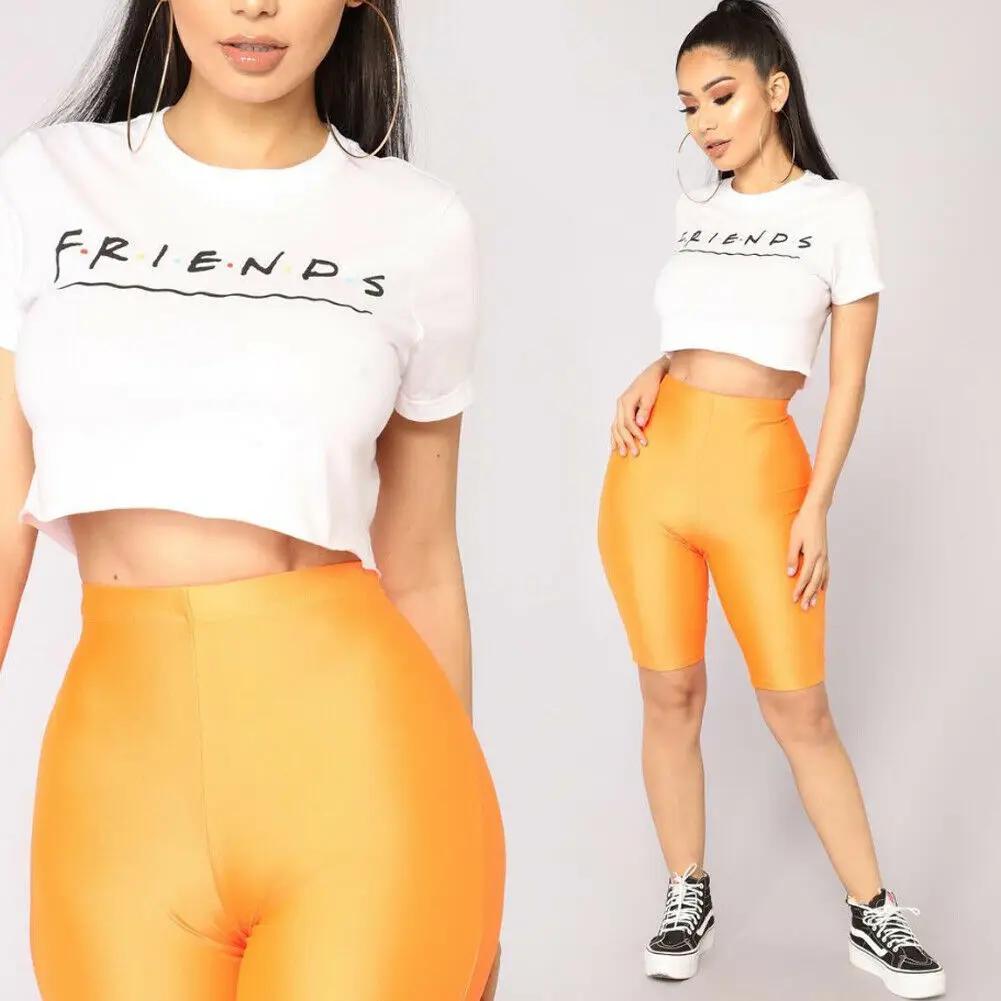 New Style Women\'s Solid Shorts Casual Stretch Bike Sports Workout shorts High Waist Clubwear Sheath Shorts Fashion Hot