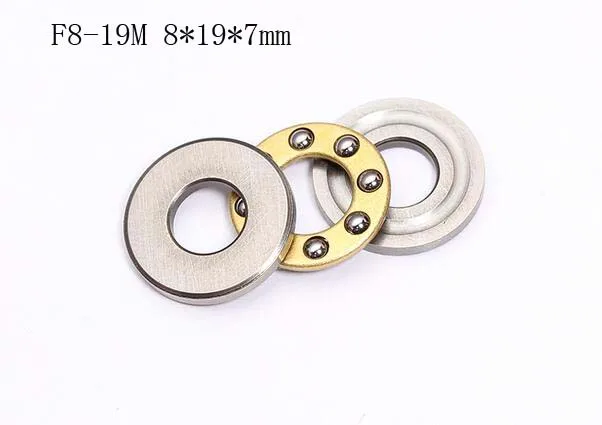 

10 pcs F8-19M Axial Ball Thrust Bearing 3-Parts 8mm x 19mm x 7mm New