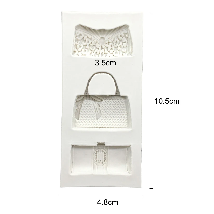Handbag Shapes Silicone Sugarcraft Mold, Fondant Cake Decorating Tools Bakeware