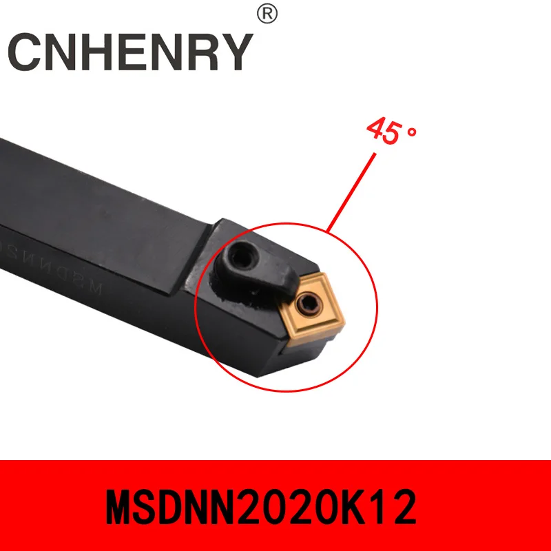 MSDNN1616H12 MSDNN2020K12 45 Degree External Turning Tool Indexable Lathe Tools Lathe Inserts Holder CNC Turning Tool