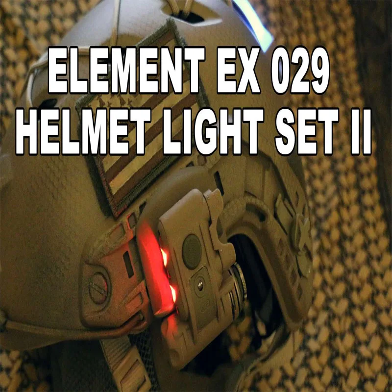 

Набор светильников для шлема ELEMENT EX029 SF GEN 2, военный тактический светильник, белый или красный светодиод и ИК-вспышка (два цвета)
