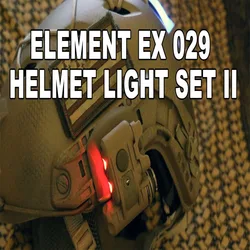 ELEMENT EX029 SF Helmet Light Set GEN 2 Military Tactical Light White or Red LED and IR Flashlight ( Two color)