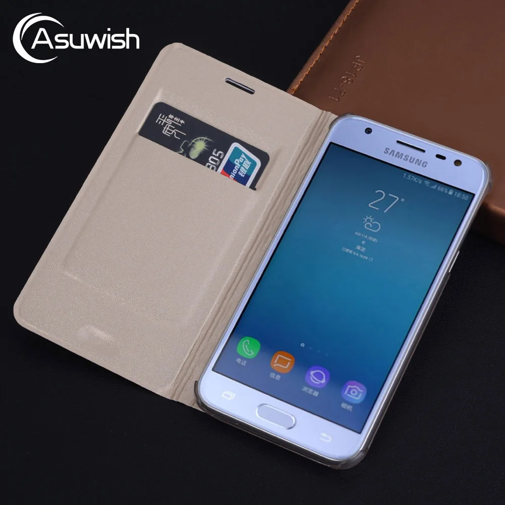 Flip Cover Leather Wallet Phone Case For Samsung Galaxy J7 J5 J3 Pro 2017 2016 2015 J4 J6 Plus J2 Prime J8 2018 J 2 3 4 5 6 7 8