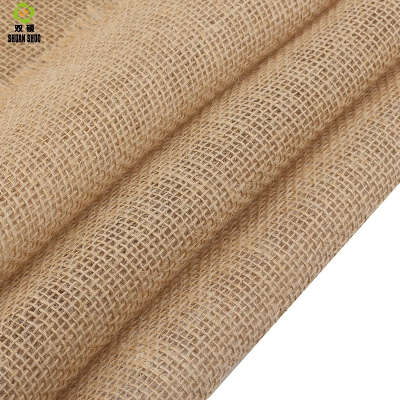 ShuanShuo 3030 # Jute Fabric Sack Linen Cloth For DIY Hand Work, Storage Bags Christmas Decoration   160*50cm