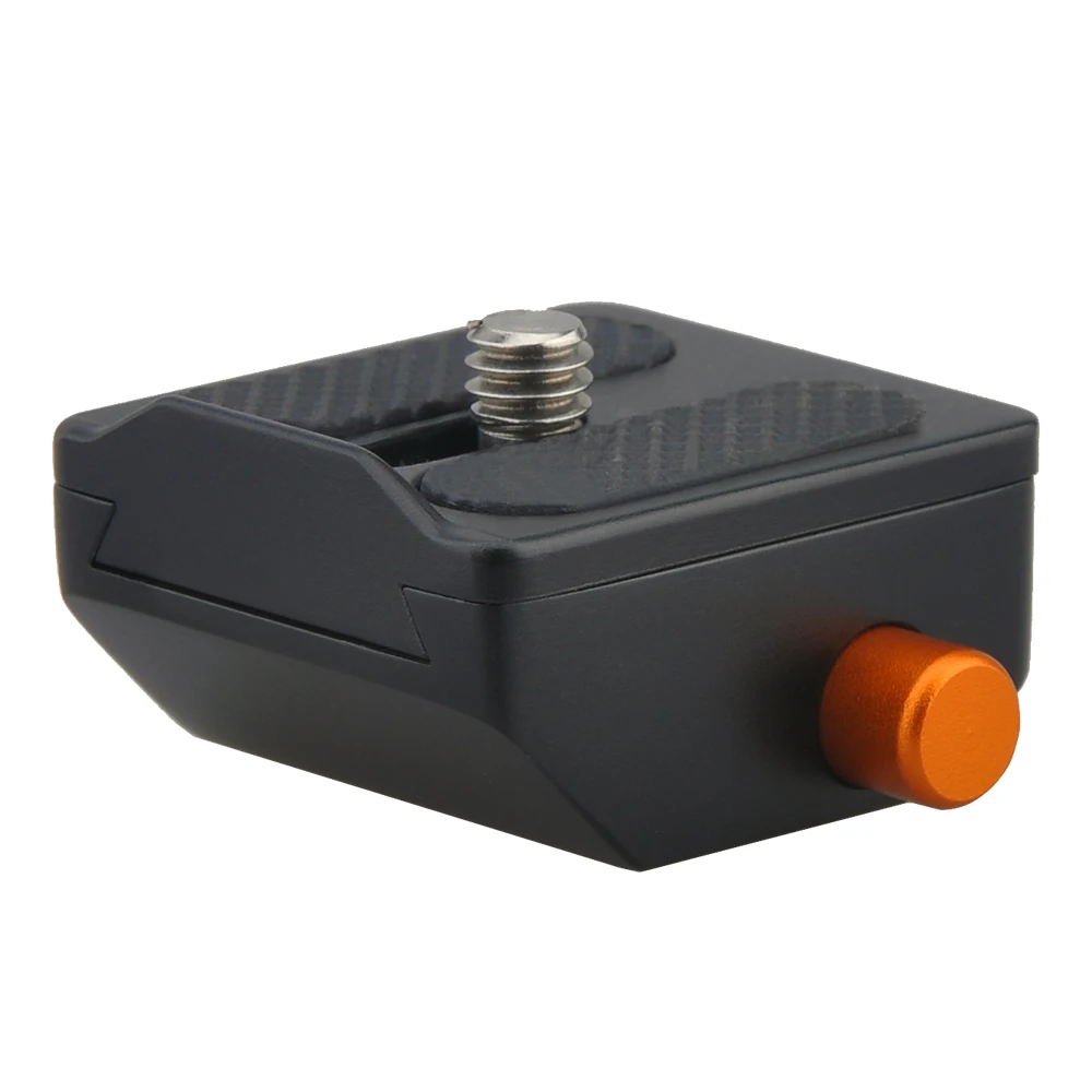 Trípode de bola de cabeza de cámara, adaptador de abrazadera de liberación rápida de aleación de aluminio + Placa de liberación rápida para canon, nikon, sony, fuji