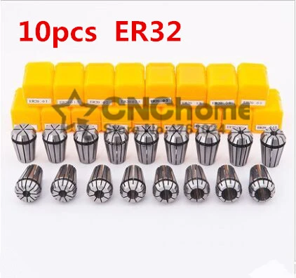 

Free Shipping 10PCS for Choose ER ER32 Collet Chuck for Spindle Motor Engraving/Grinding/Milling/Boring/Drilling/Tapping